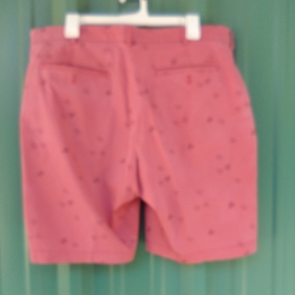 Men's Izod Saltwater Pink Coral Salmon Shorts Lobsters - Picture 2 of 3